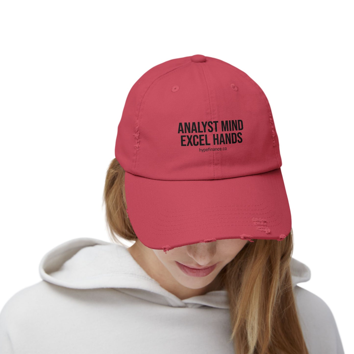 Analyst Mind, Excel Hands" Baseball Cap
