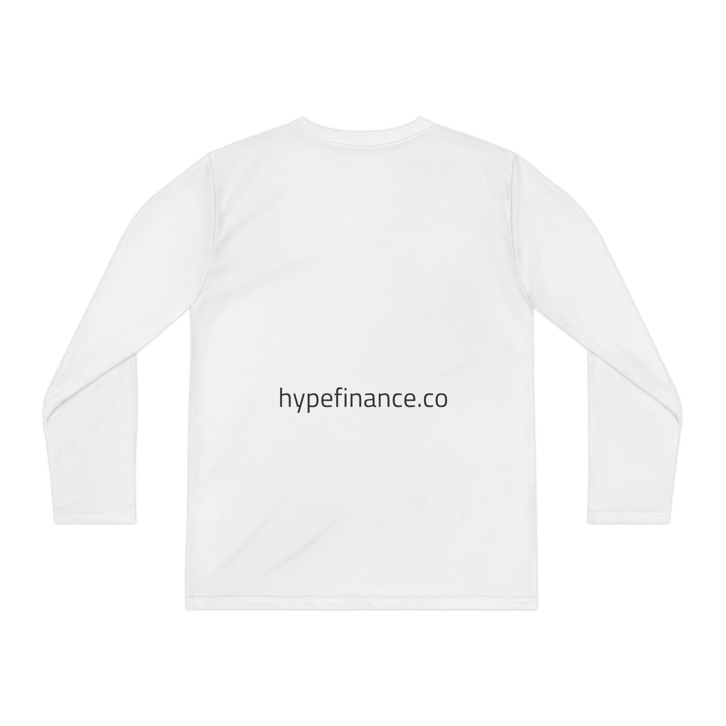 Youth Long Sleeve Tee — "Bank on Yourself" Motivational Graphic