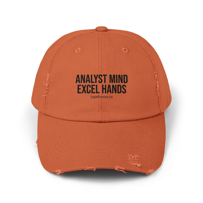 Analyst Mind, Excel Hands" Baseball Cap
