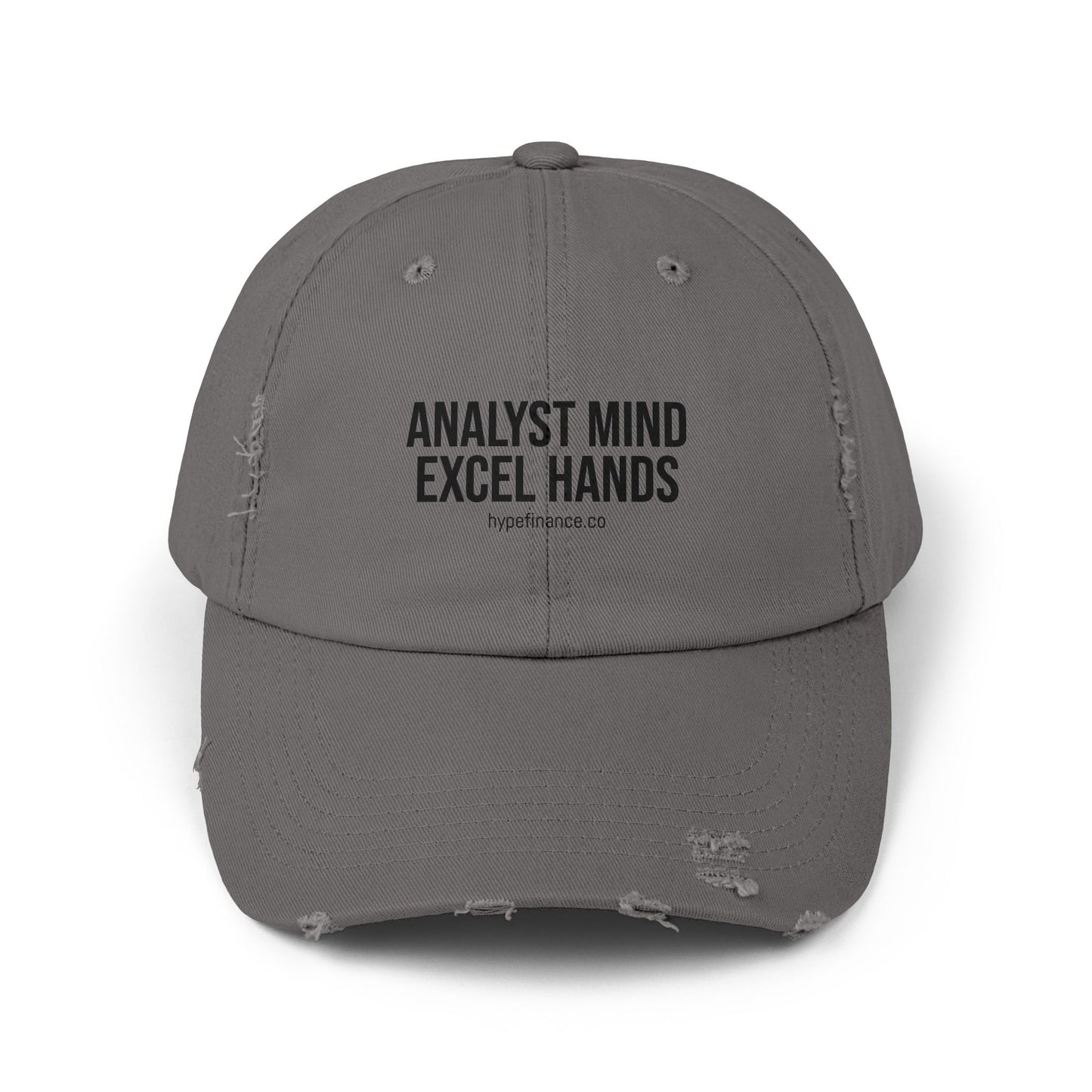 Analyst Mind, Excel Hands" Baseball Cap