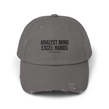 Analyst Mind, Excel Hands" Baseball Cap