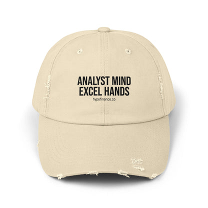 Analyst Mind, Excel Hands" Baseball Cap