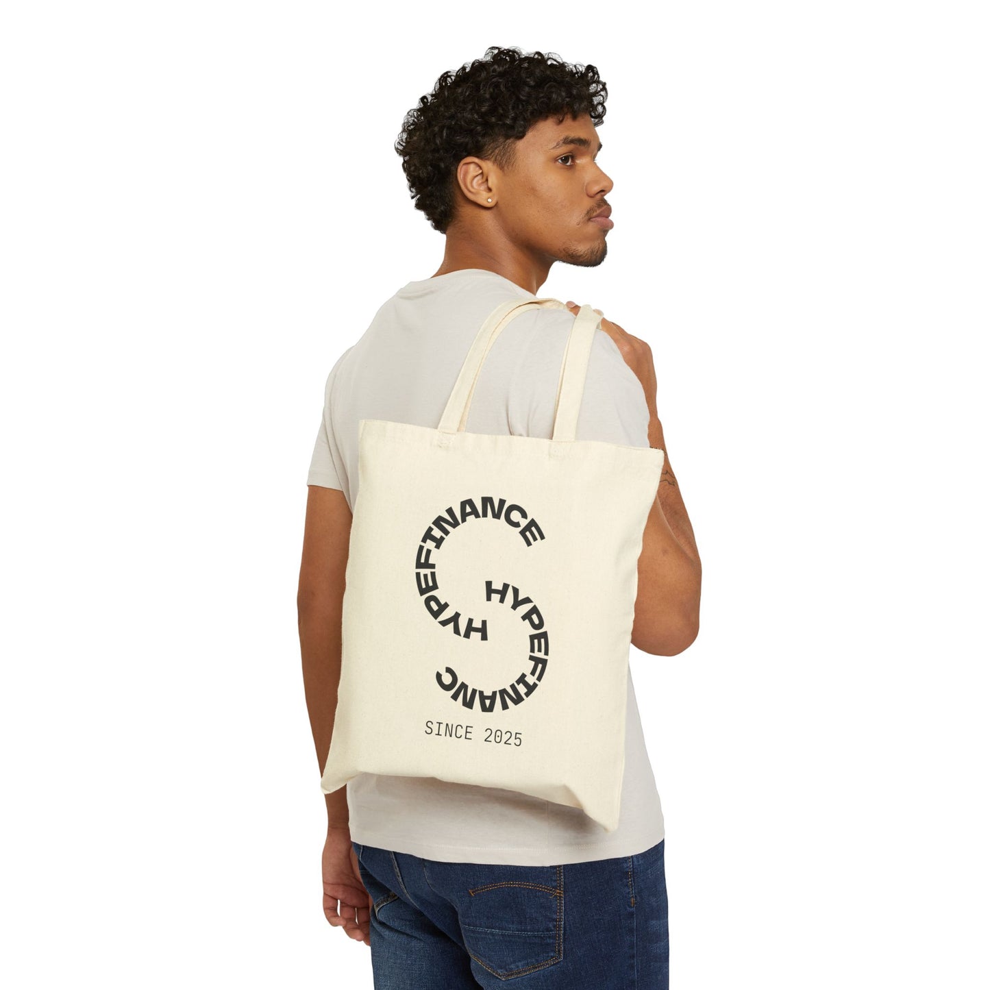 Tote Bag — Minimal 'Hypertension Since 2025' Cotton Canvas Shopper