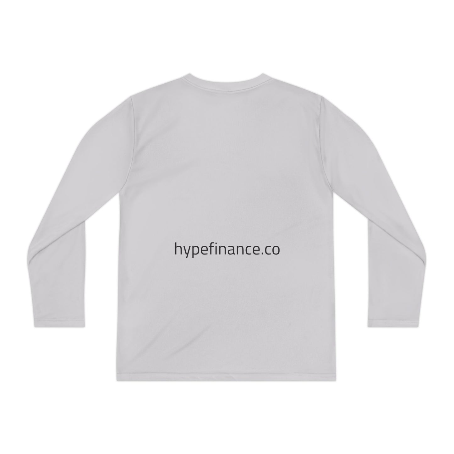 Youth Long Sleeve Tee — "Bank on Yourself" Motivational Graphic