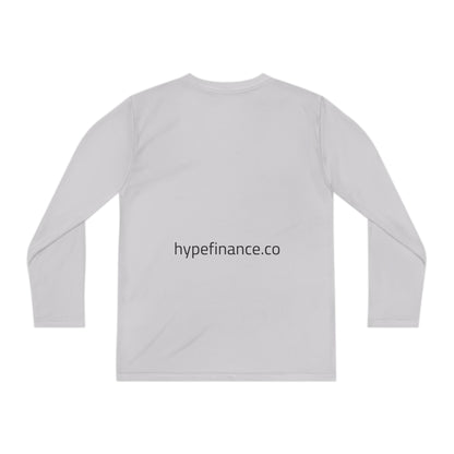 Youth Long Sleeve Tee — "Bank on Yourself" Motivational Graphic