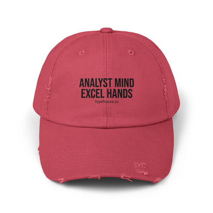 Analyst Mind, Excel Hands" Baseball Cap