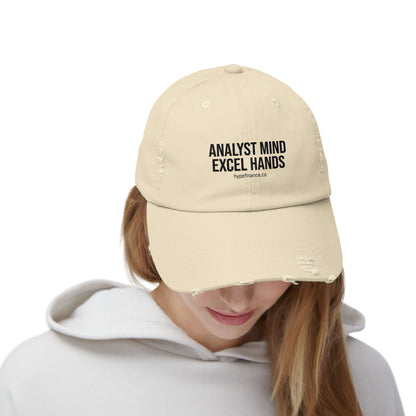 Analyst Mind, Excel Hands" Baseball Cap