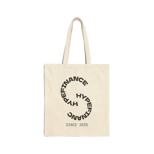 Tote Bag — Minimal 'Hypertension Since 2025' Cotton Canvas Shopper