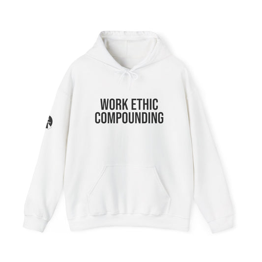 Work Ethic Compounding Hoodie – Motivational Minimalist Hooded Sweatshirt