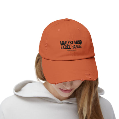 Analyst Mind, Excel Hands" Baseball Cap