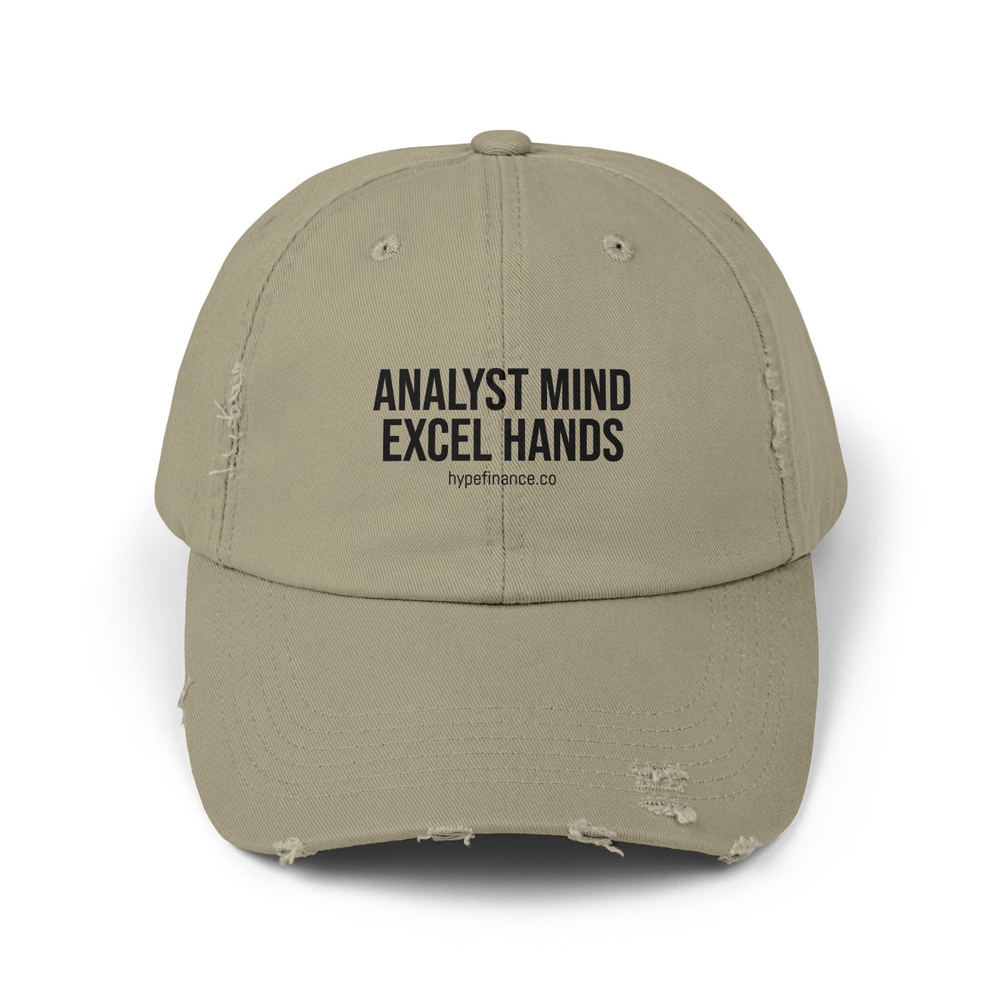 Analyst Mind, Excel Hands" Baseball Cap